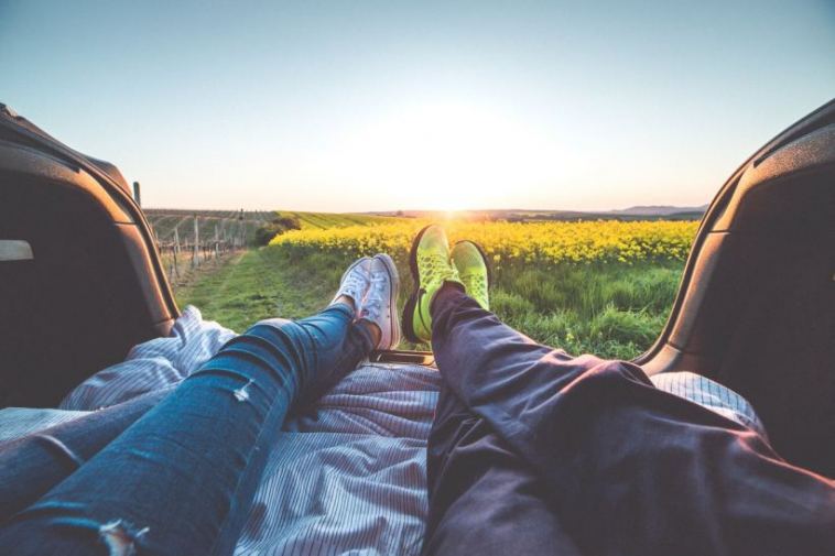 couple relaxing