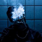 teen smoking weed