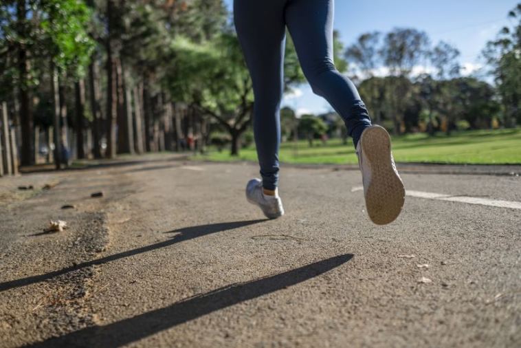 woman jogging