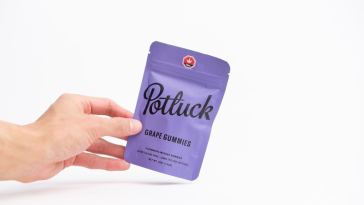 Potluck Extracts β Grape Gummies (1:1) β 100mg THC / 100mg CBD