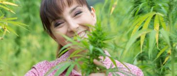 woman cannabis