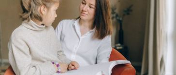 woman with child